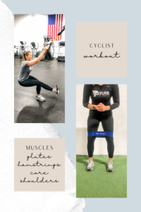 muscles in a cyclist workout