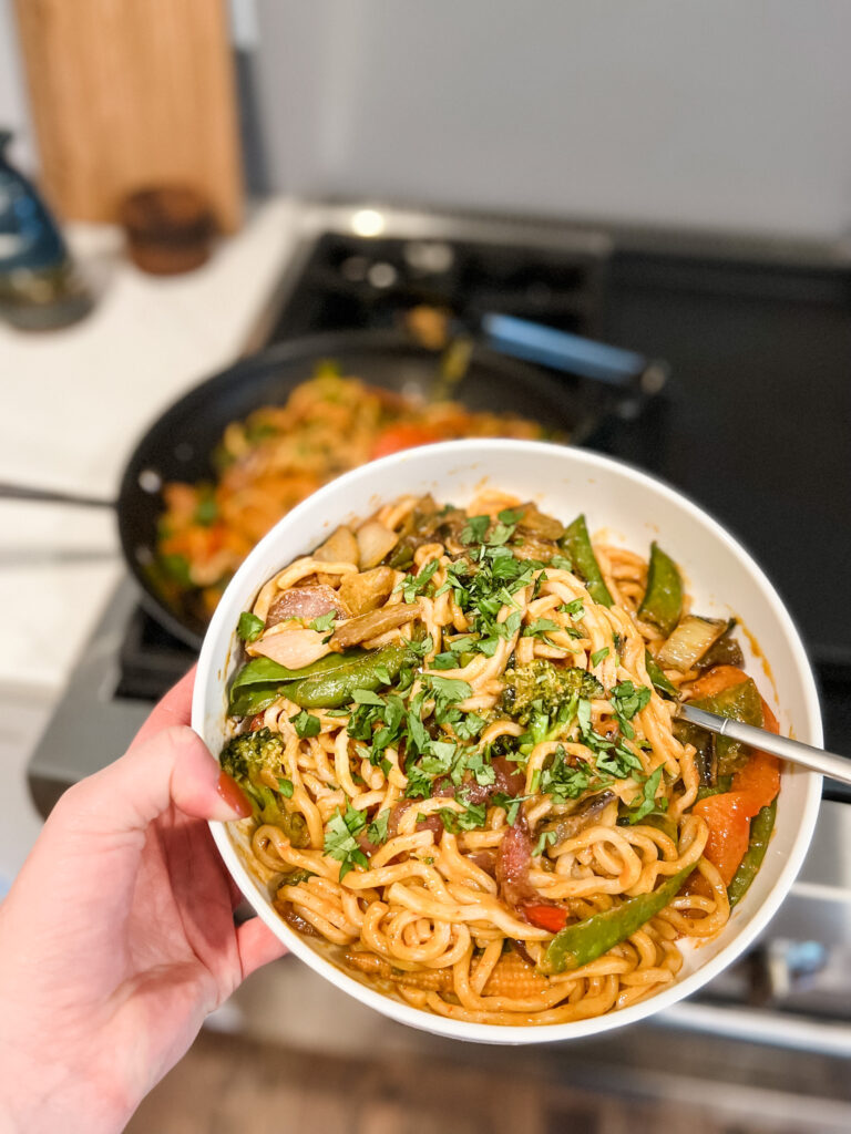TRADER JOE'S CURRY NOODLES