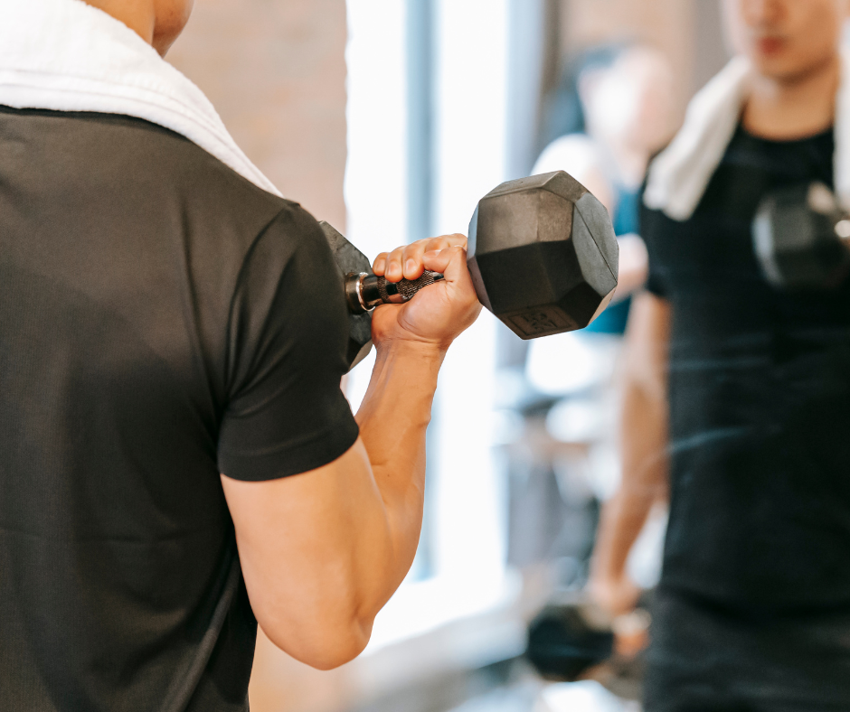 Bicep curl male
