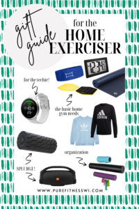 holiday fitness gift guide for the home exerciser