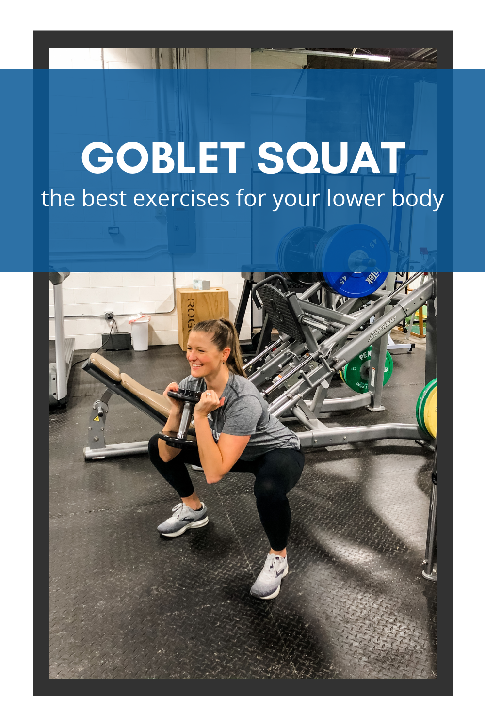 goblet squat exercise