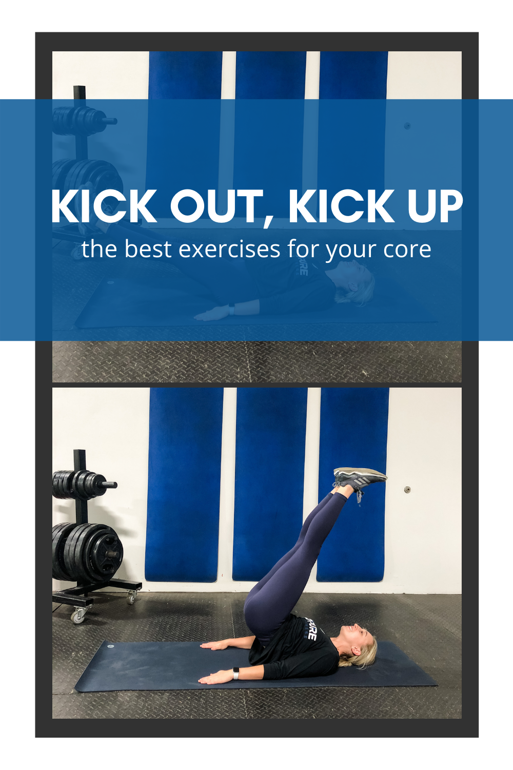 kick-out kick-up exercise