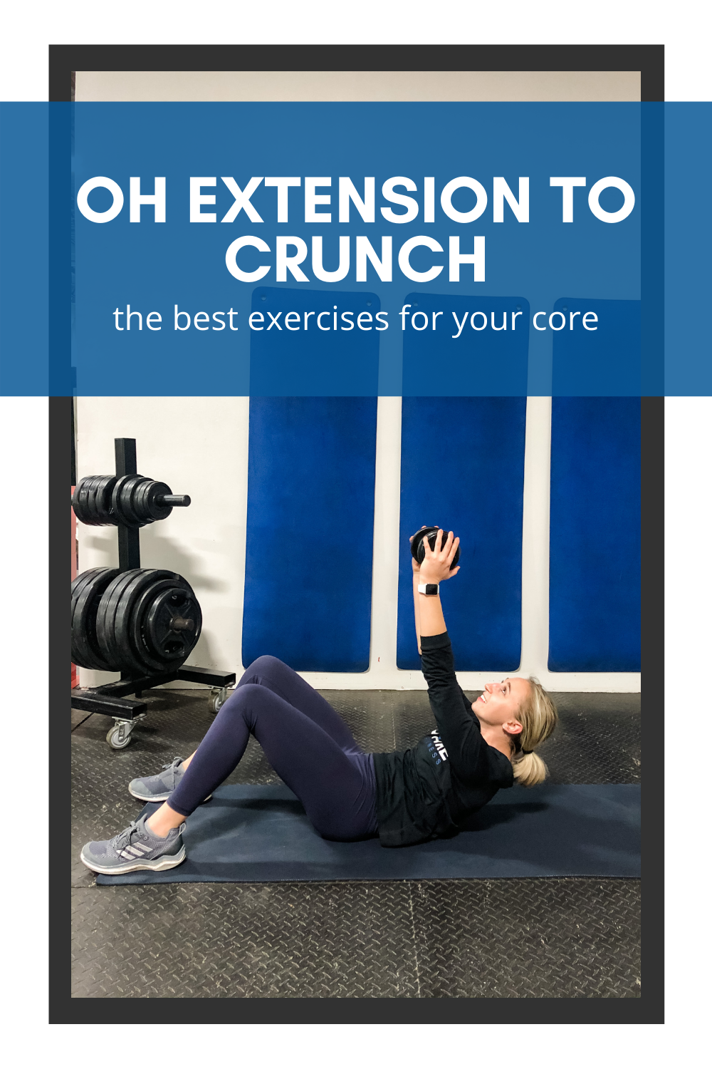 oh extension to crunch ab exercise