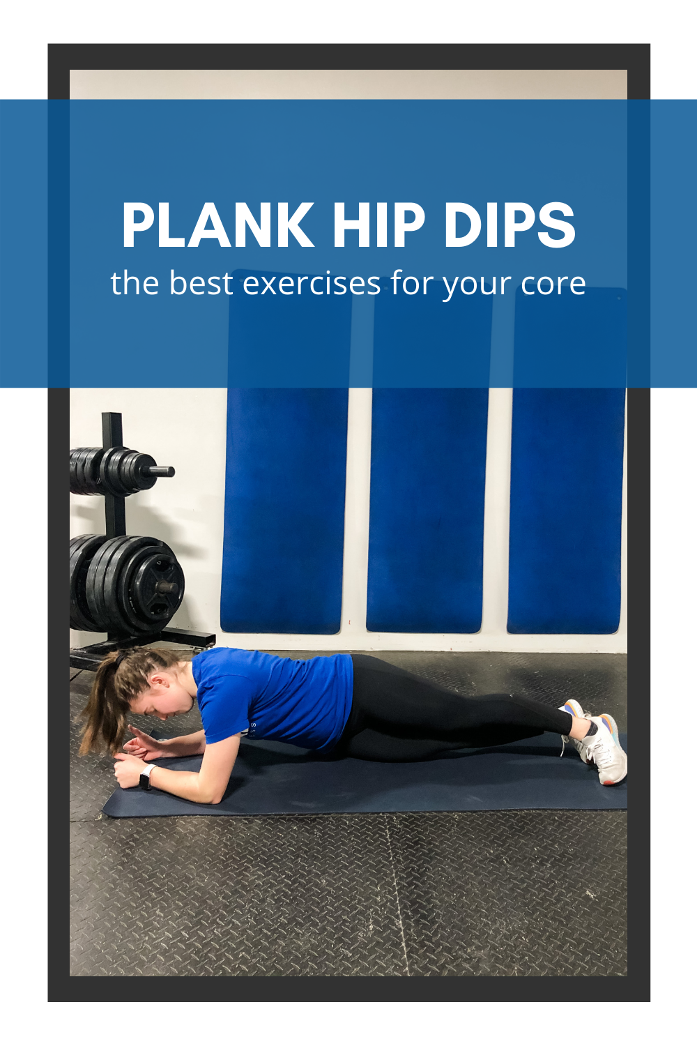 plank hip dip exercise
