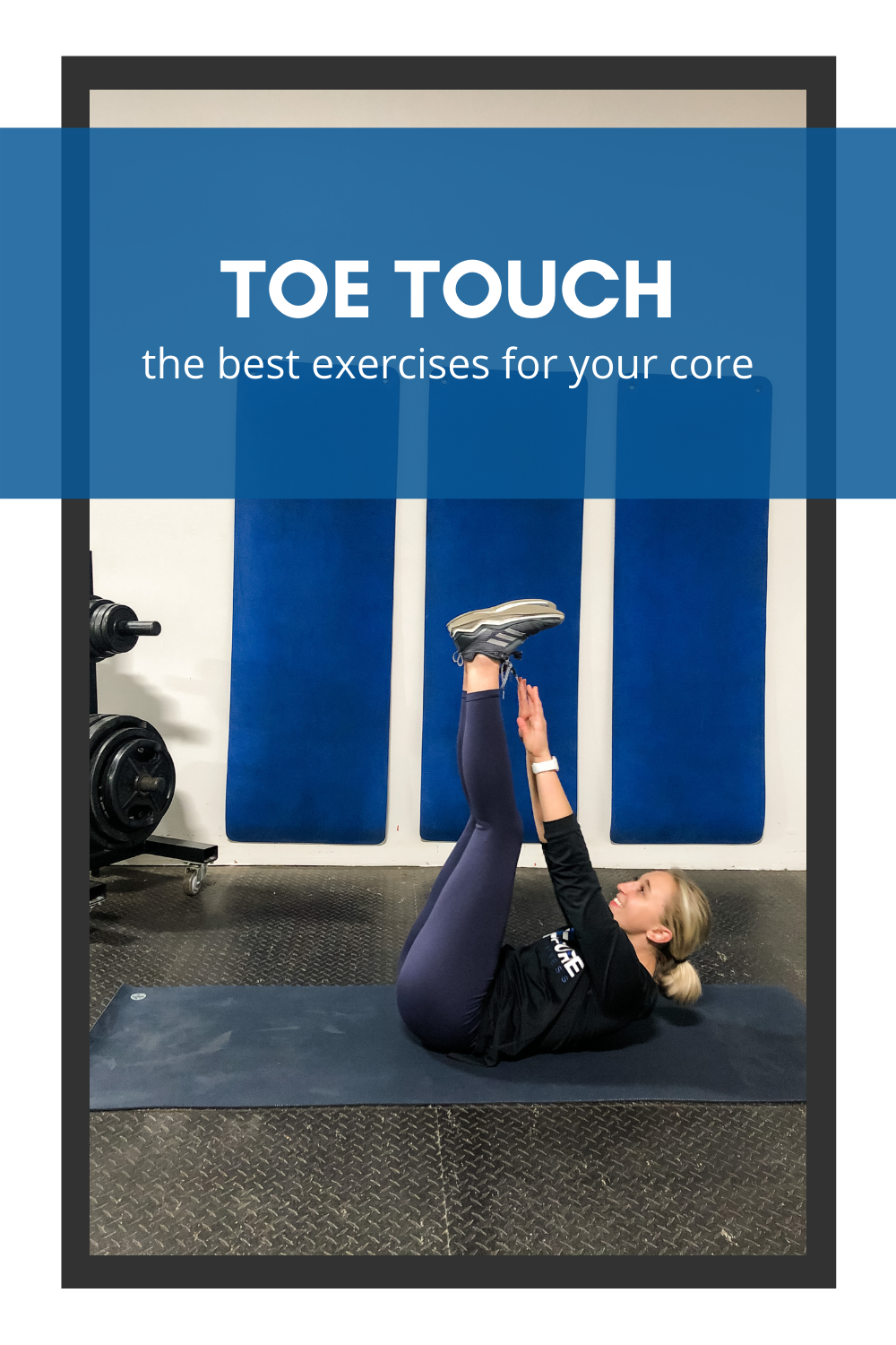 toe touch ab exercise