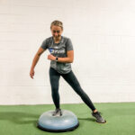glute exercise with bosu