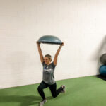 lower body exercise with bosu
