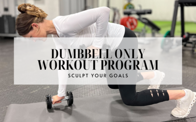 Sculpt Your Goals: Dumbbell Only Workout Program