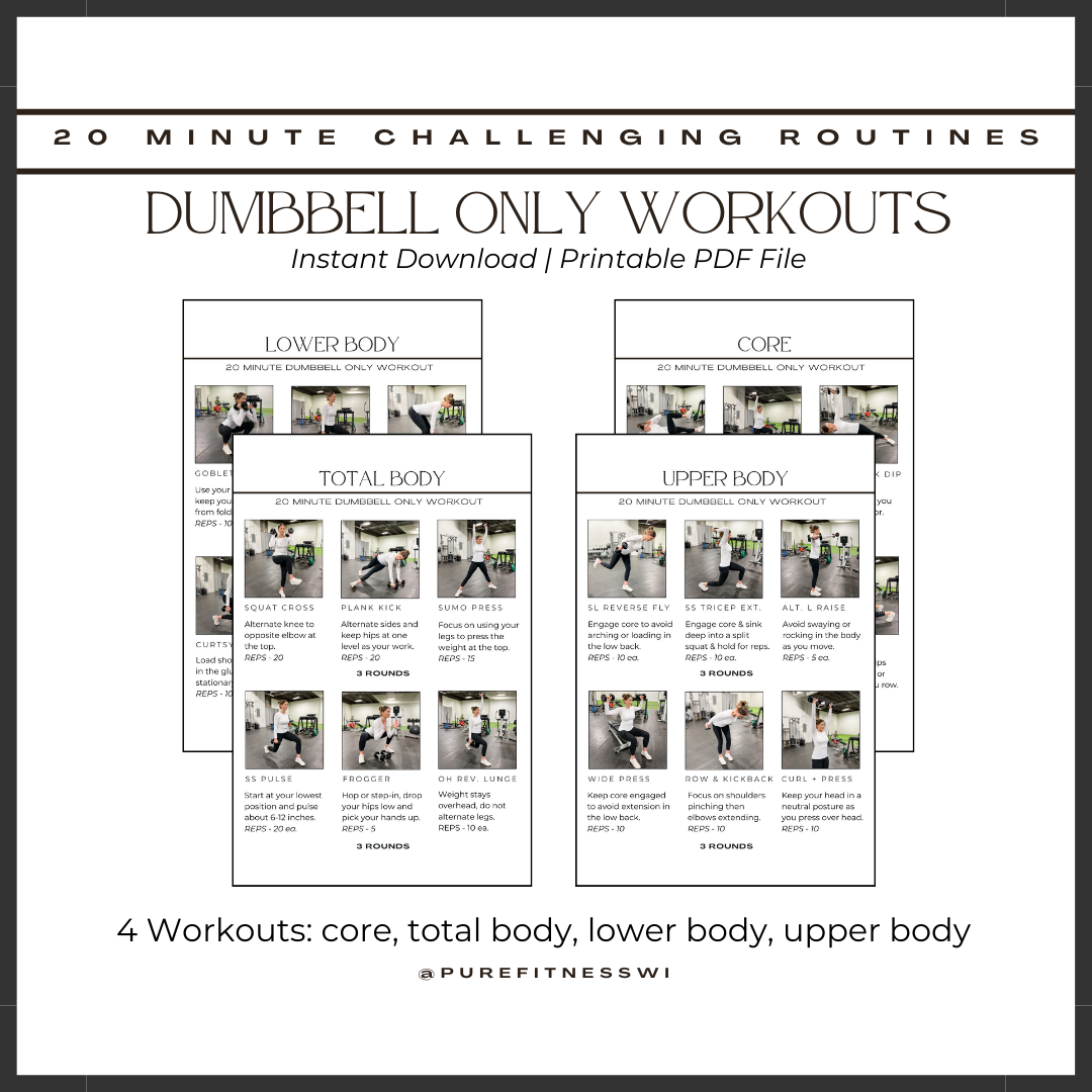 dumbbell only workout - exercise program